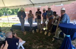 Groundbreaking of the Catawba Riverkeeper HQ designed by CL Helt Architecture