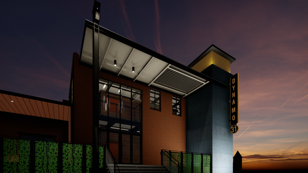 Helt Modern Architecture - Dynamo 31 Development - Exterior Tower Rendering
