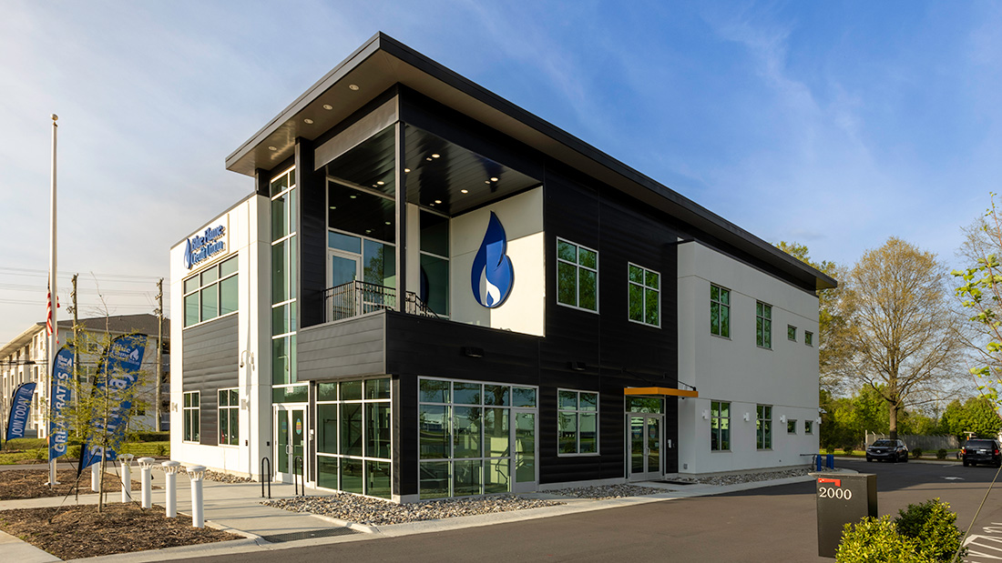 HELT Design Modern Architecture Interiors - Blue Flame Credit Union - Exterior