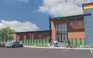 Rendering of Dynamo 31 Complex in McAdenville, NC by CL Helt Architecture